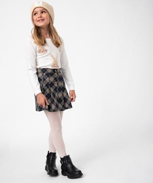 Pull fille avec motif animalier brodé vue5 - GEMO (ENFANT) - GEMO