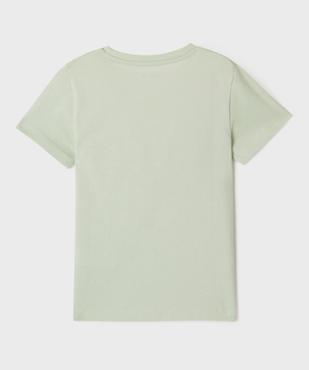 Tee-shirt manches courtes avec poche poitrine garçon vue3 - GEMO 4G GARCON - GEMO