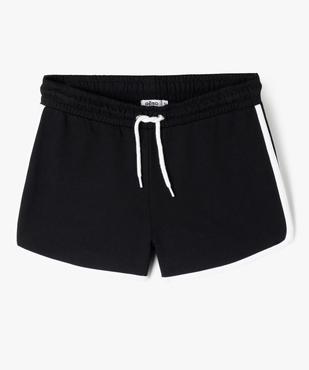 Short en maille avec biais contrastants fille vue1 - GEMO 4G FILLE - GEMO