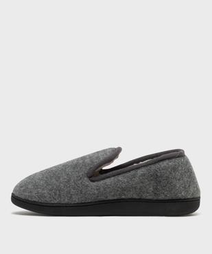 Chaussons fourrées forme pantoufle en velours homme - Roadsign vue3 - ROADSIGN D - GEMO