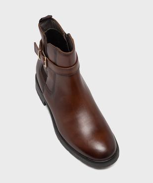Bottines en cuir femme - Taneo vue5 - TANEO - GEMO