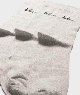 Chaussettes unies homme (lot de 3) - Lee Copper vue2 - LEE COOPER - GEMO