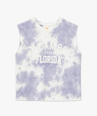 Débardeur femme esprit tie and dye – Camps United vue4 - CAMPS UNITED - GEMO