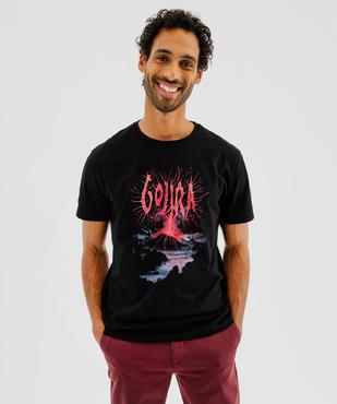 Tee-shirt manches courtes avec motif sur l’avant homme - Gojira vue1 - GOJIRA - GEMO