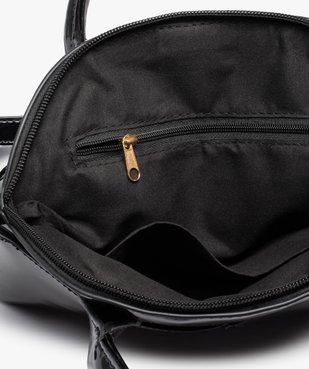 Sac à main femme uni et verni à bandoulière vue3 - GEMO (ACCESS) - GEMO