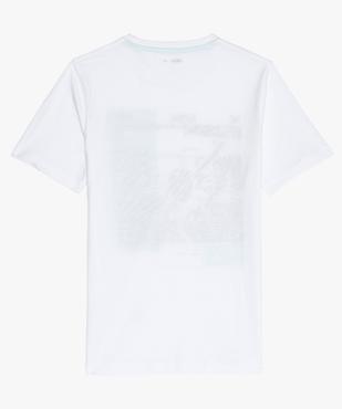 Tee-shirt garçon à manches courtes avec motif baseball vue3 - GEMO (JUNIOR) - GEMO