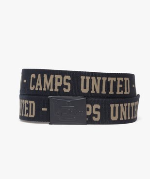 Ceinture en toile tissée homme - Camps United vue2 - CAMPS UNITED - GEMO