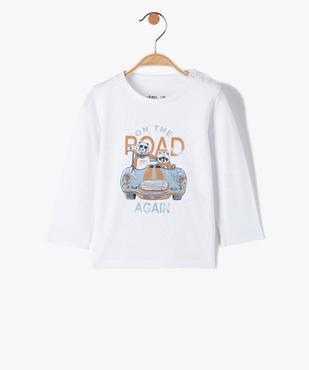 Tee-shirt bébé garçon imprimé fantaisie vue1 - GEMO(BEBE DEBT) - GEMO