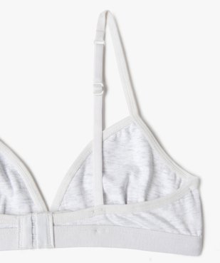 Soutien-gorge triangle à fines bretelles fille vue2 - GEMO 4G FILLE - GEMO