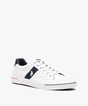 Baskets homme en toile unie à lacets – US Polo Assn vue3 - US POLO - GEMO