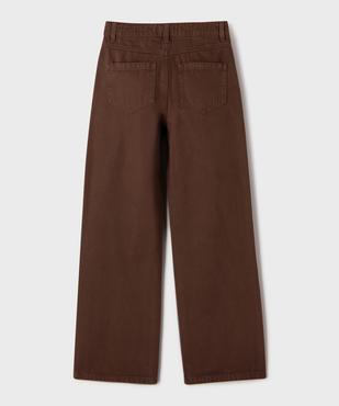 Jean Straight coloré fille vue3 - GEMO 4G FILLE - GEMO