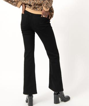 Jean Bootcut taille haute effet push-up femme vue3 - GEMO 4G FEMME - GEMO