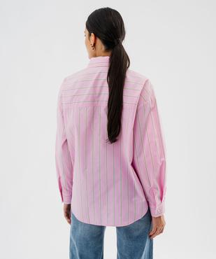 Chemise manches longues à rayures femme vue4 - GEMO(FEMME PAP) - GEMO