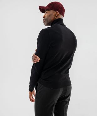 Pull col roulé en maille fine homme vue4 - GEMO 4G HOMME - GEMO
