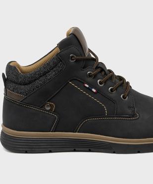 Boots midcut casual à col textile et semelle sport homme vue7 - URBAN STEPS - GEMO