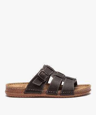 Mules homme ajustables à brides multiples vue1 - GEMO (CASUAL) - GEMO