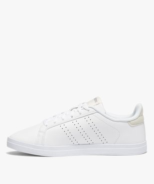 Baskets femme unies à lacets – Adidas Courtpoint Base vue3 - ADIDAS - GEMO