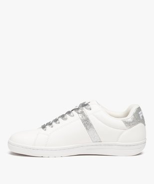 Baskets femme style rétro détails à paillettes - Fila vue3 - FILA - GEMO