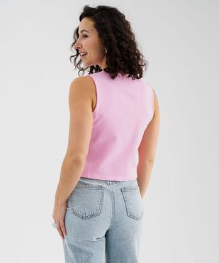 Gilet de costume sans manches en maille milano femme vue3 - GEMO(FEMME PAP) - GEMO