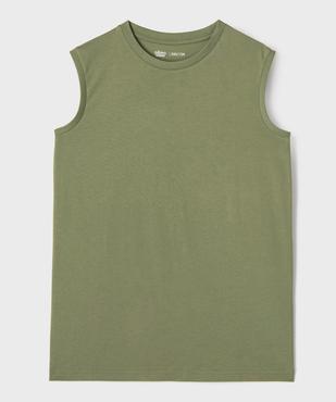 Débardeur uni en coton garçon vue1 - GEMO 4G GARCON - GEMO