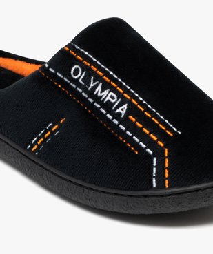 Chaussons homme mules en velours ras - Olympia vue6 - OLYMPIA - GEMO