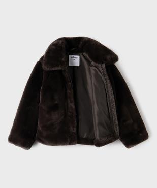 Veste fourrure imitation fille vue2 - GEMO (ENFANT) - GEMO
