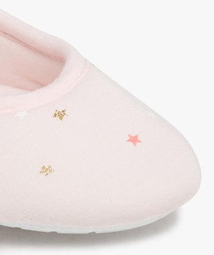 Chaussons femme ballerines en jersey à motif étoilé vue6 - GEMO(HOMWR FEM) - GEMO