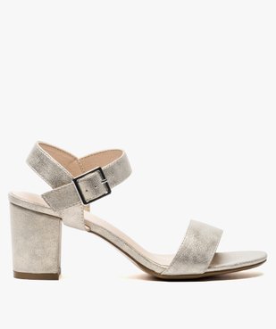 Sandales femme à talon et larges brides vue2 - VALENTINA BALDA - GEMO
