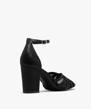 Sandales à talon brillantes à strass femme vue5 - FOLLOW ME - GEMO