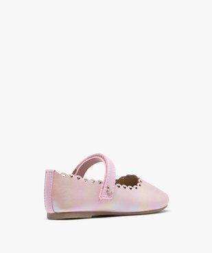 Ballerines irisées à bride scratch fille vue5 - LOVELY WINGS - GEMO