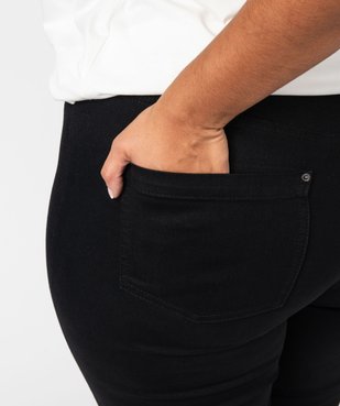 Jegging à large ceinture élastique et taille normale femme grande taille vue6 - GEMO 4G GT - GEMO