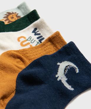 Chaussettes fantaisie bébé garçon (lot de 5) vue2 - GEMO 4G BEBE - GEMO