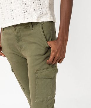 Pantalon cargo coupe slim femme vue2 - GEMO 4G FEMME - GEMO