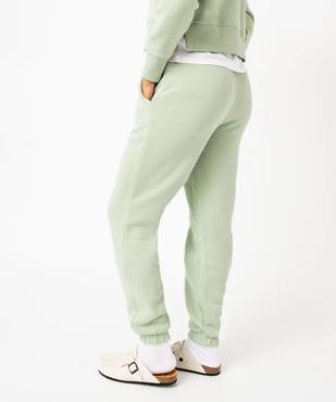 Pantalon de jogging en molleton femme vue3 - GEMO(FEMME PAP) - GEMO