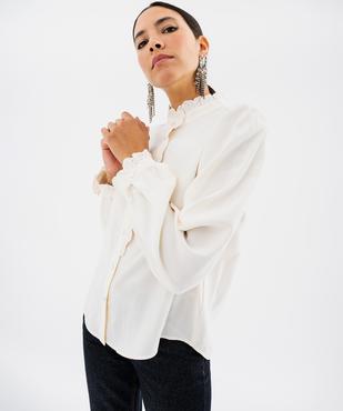 Chemise fluide col montant femme vue2 - GEMO(FEMME PAP) - GEMO