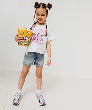 Tee-shirt manches courtes avec motif sur l’avant fille - K-pop Demon Hunters vue5 - KPOP DEMON HUNTERS - GEMO