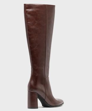 Bottes à haut talon et bout pointu femme vue4 - FOLLOW ME G4G - GEMO