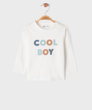 Ensemble 3 pièces bébé garçon : pantalon, tee-shirt et gilet sans manches vue5 - GEMO 4G BEBE - GEMO