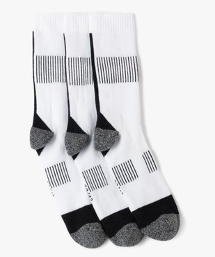 Chaussettes de sport moelleuses tige haute homme (lot de 3) vue1 - GEMO(HOMWR HOM) - GEMO