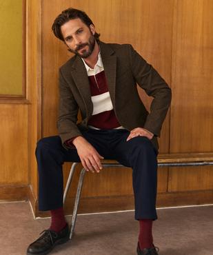 Veste blazer à motif tartan homme - LuluCastagnette vue1 - LULUCASTAGNETTE - GEMO