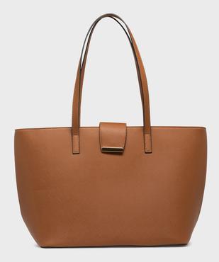 Sac cabas rigide en matière texturée femme vue1 - GEMO (ACCESS) - GEMO