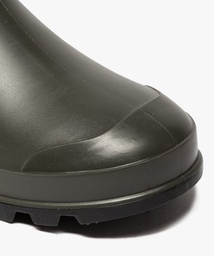 Bottes de pluie femme unies à semelle crantée vue6 - GEMO (EQUIPT) - GEMO