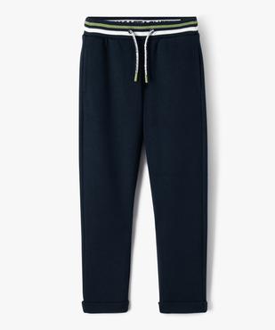 Pantalon de jogging coupe large garçon vue2 - LULUCASTAGNETTE - GEMO