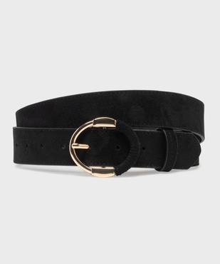 Ceinture suédée à boucle fantaisie femme vue1 - GEMO (ACCESS) - GEMO