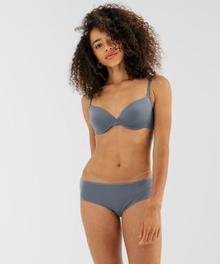 Soutien-gorge corbeille à armatures et bonnets moulés en microfibre vue6 - GEMO 4G FEMME - GEMO