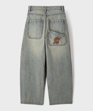 Jean super baggy coloris délavé garçon - Camps United vue3 - CAMPS - GEMO