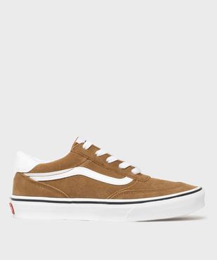Baskets basses dessus cuir Brooklyn LS garçon - Vans vue1 - VANS - GEMO