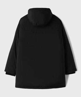 Manteau à capuche déperlant doublé polaire garçon vue4 - GEMO 4G GARCON - GEMO