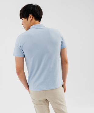 Polo à manches courtes en maille piquée homme vue7 - GEMO 4G HOMME - GEMO
