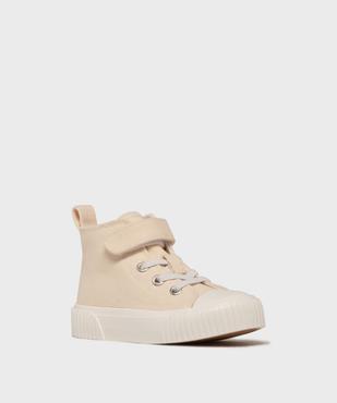 Baskets montantes en toile fermeture scratch garçon - 5 Miles vue2 - 5 MILES GEMO FOR GOOD - GEMO